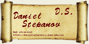 Daniel Stepanov vizit kartica